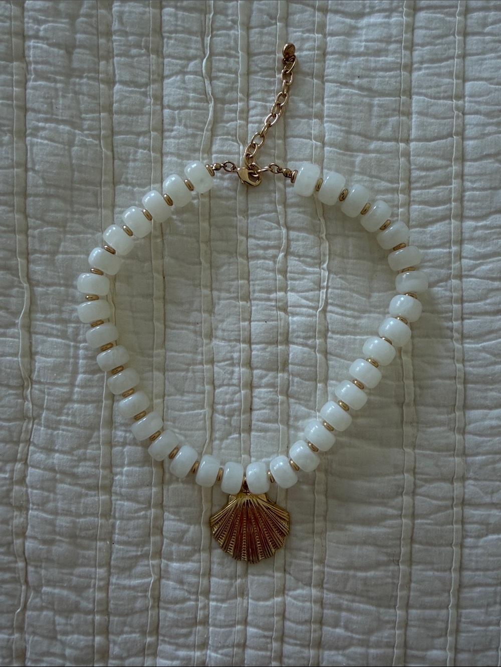 Beaded Seashell Necklace